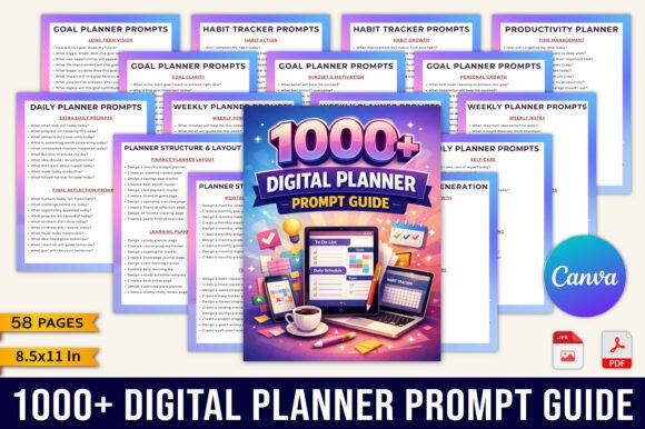 1000 Digital Planner Prompt Guide