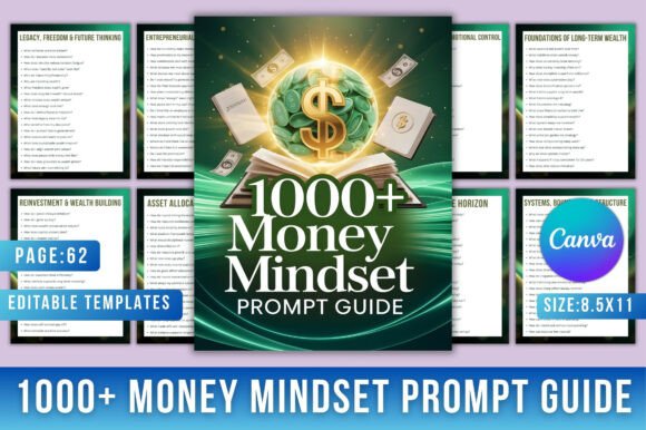 1000 Money Mindset Prompt Guide: A Tool for Financial Self-Reflection