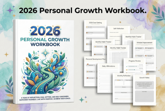🌱2026 Personal Growth Workbook✨📘: A Guide to Transforming Your Year with Purpose and Clarity