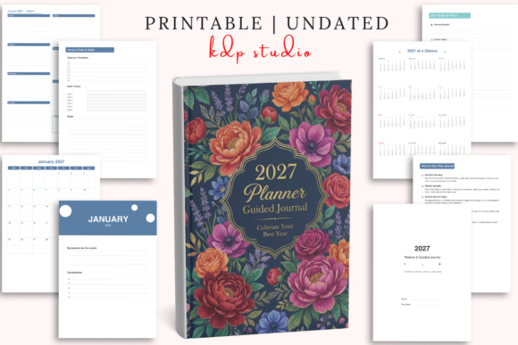 2027 Planner Guided Journal: A Tool for Purposeful Living