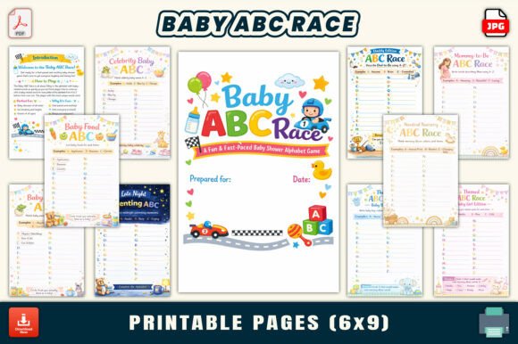 Baby ABC Race – A Fun and Engaging Game for Baby Showers