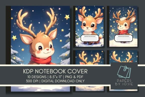 Baby Reindeer KDP Notebook Cover