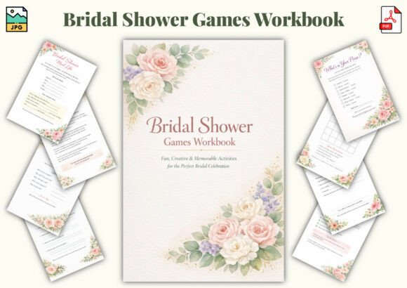 Bridal Shower Games Workbook