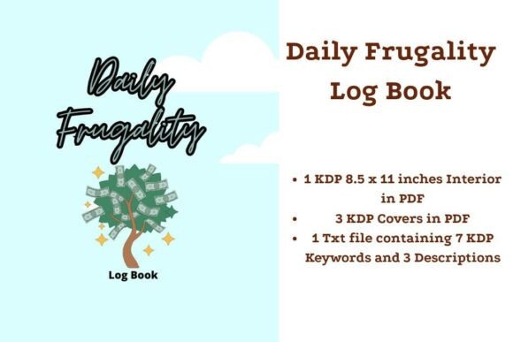 Daily Frugality Log Book KDP Interior