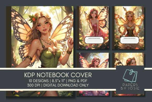 Fairy Goddess KDP Notebook Cover: A Creative Tool for Digital Content Creators