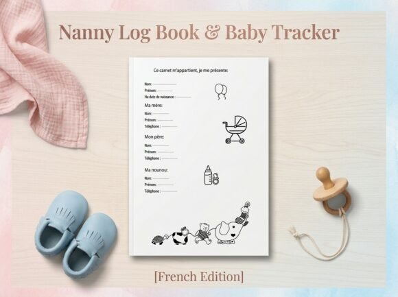 Nanny Log Book Baby Daily Tracker KDP