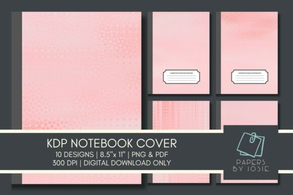 Pink Watercolor KDP Notebook Cover