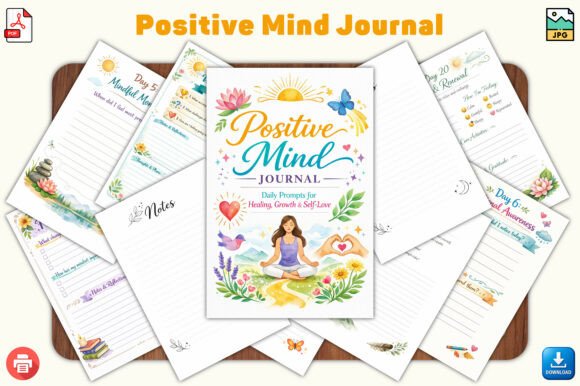 Positive Mind Journal for Daily Growth