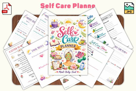 🌿 SELF CARE PLANNER ✨ A Simple Guide to Balance, Calm, and Daily Wellness
