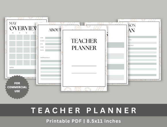 Teacher Planner, KDP: A 27-Page Masterpiece for Low-Content Publishing