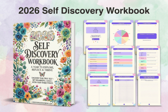 Unlock Your Potential with the 🔍2026 Self Discovery Workbook✨📘